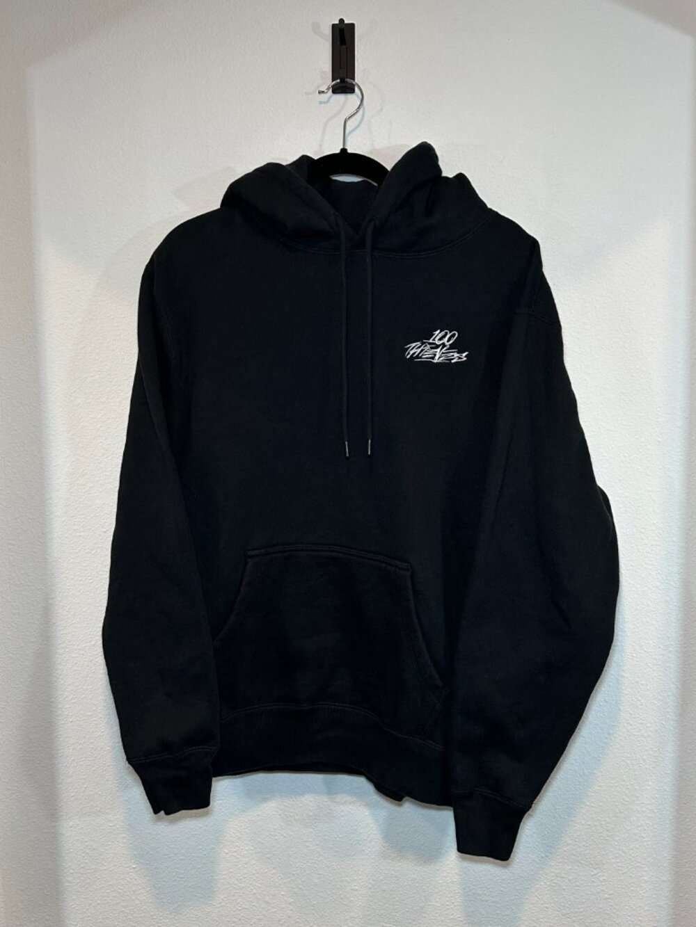 100 Thieves Nadeshot Esports Men's Black Pullover Hoodie Size Medium